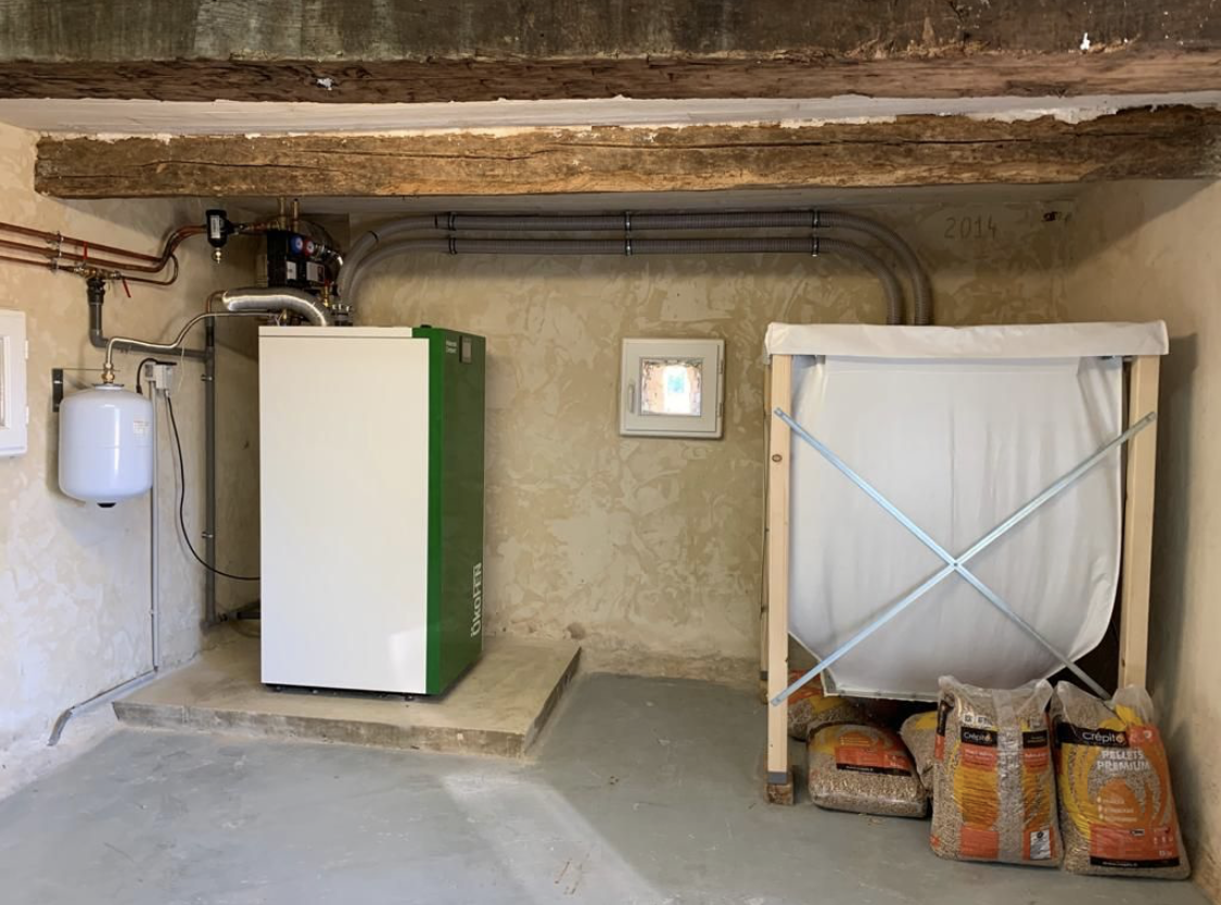 Chaudière à granulé 18kw avec mini silo
EURE ET LOIR